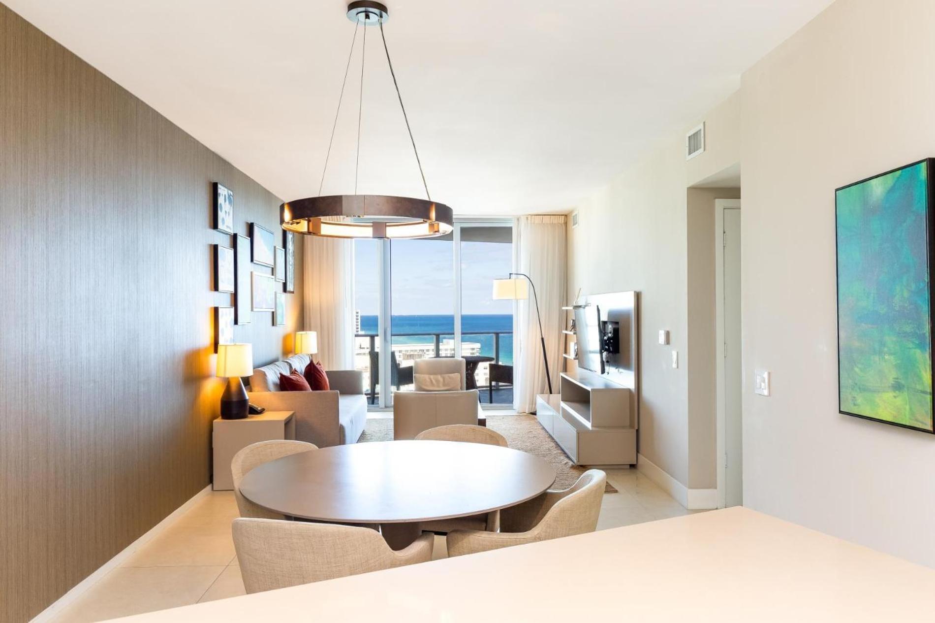 Ocean View 1 Bed On The Beach 19Th Floor Hollywood Халландейл-Бич Экстерьер фото