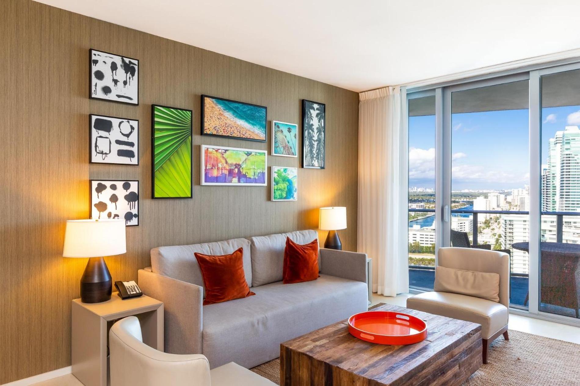 Ocean View 1 Bed On The Beach 19Th Floor Hollywood Халландейл-Бич Экстерьер фото